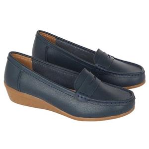 Pertemba FR - Apparel Goed voor de enige dames/dames Niamh lederen brede loafers 3 UK zwart