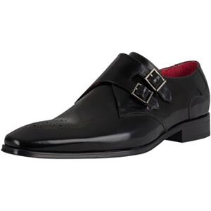 Jeffery-West Nette schoenen  Gepolijste leren schoenen met gesp