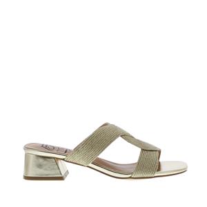 Lisa&jo Warish slipper hak vlecht | dames | maat: | imitatieleer