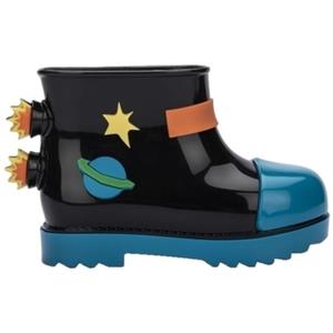 Melissa Laarzen  MINI Rain Boot+Fábula B - Blue/Black