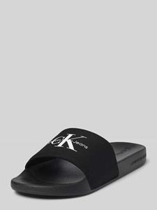 Calvin Klein Monogram Canvas Badslippers Heren