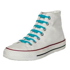 Shoeps elastische veters - 14x - aqua - sneakers/sportschoenen -