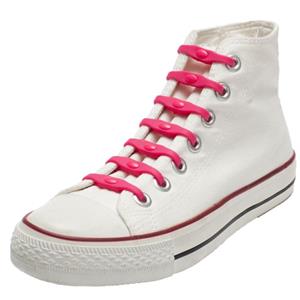 Shoeps elastische veters - 14x - roze - sneakers/sportschoenen -