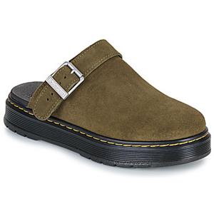Dr. Martens Klompen  Brookline Mule DMs Olive Bronx Suede
