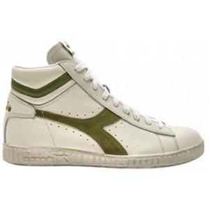 Diadora Hoge Sneakers  game_l_high_waxed_suede_pop_biancoverde