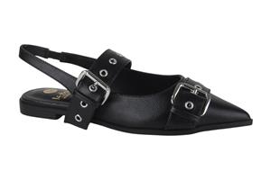 La Strada 2401899-1601 black dames instappers gekleed