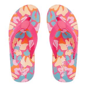 Regatta Dames catarina teenslippers zomer met bloemen