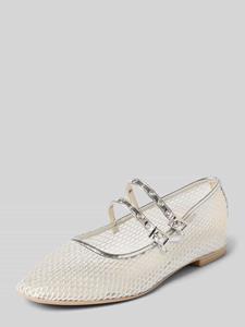 Tamaris Ballerina's in mesh look met doornsluiting