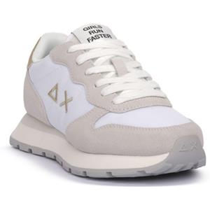 Sun68 Sneakers   01 ALLY GOLD SILVER