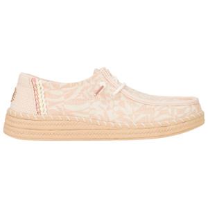 HeyDude  Women's Wendy Espadrille Retro Palm - Sneakers, pink/wit