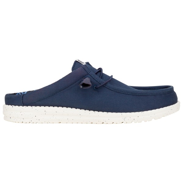 HeyDude  Wally Slip Canvas - Sandalen, blauw/wit