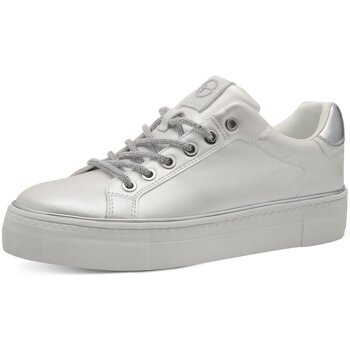 Tamaris Plateausneakers , vrijetijdsschoen, lage schoen, veterschoen, contrastafwerking aan de hak