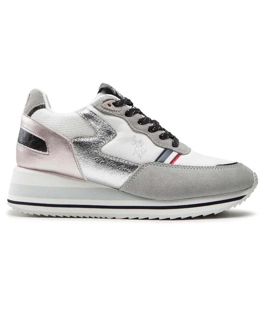 U.S. Polo Sylvi dames sneaker white/