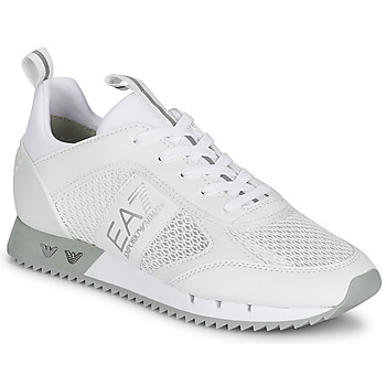 Emporio Armani EA7 Lage Sneakers  BLACK WHITE LACES
