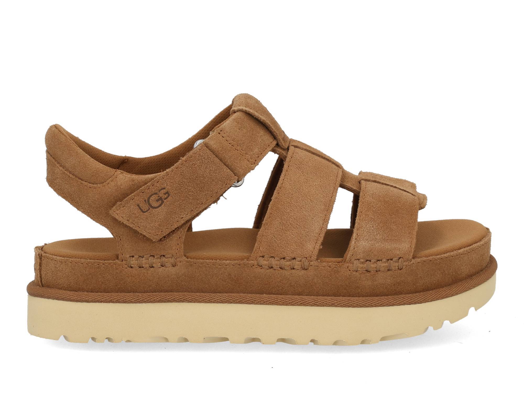 Plateausandalen GOLDENSTAR STRAP , plateausandaal, flat met zacht voetbed