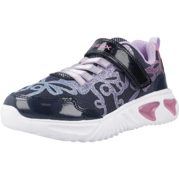Geox Sneakers J ASSISTER GIRL knipperschoen , klittenbandschoen met kleurrijke glitterstrikpatroon en knipperfunctie