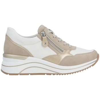 Remonte Sneakers met sleehak , vrijetijdsschoen, lage schoen, veterschoen, vegan verwerking