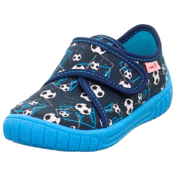 Superfit Pantoffels Bill WMS: middel Kinderschoen met voetbal-logo, maat sjabloon om te downloaden