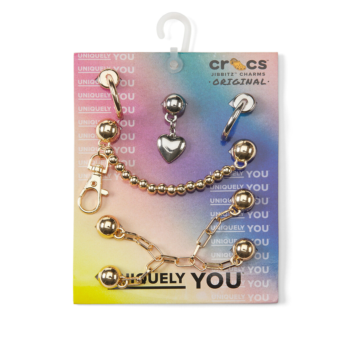 Schoenbutton Jibbitz™ Cool Girl Festival Charms voor  in trendy look (set, 5-delig, Geen speelgoed. Niet geschikt voor kinderen jonger dan 3 jaar)