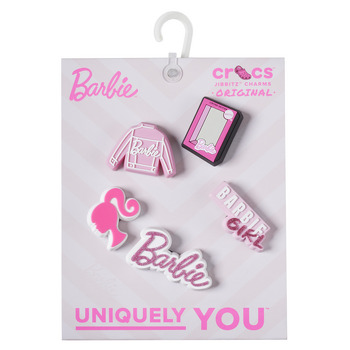 Schoenbutton Jibbitz™ Barbie (set, 5-delig, Geen speelgoed. Niet geschikt voor kinderen jonger dan 3 jaar)