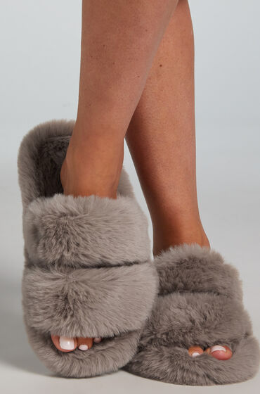 Hunkemöller Slippers Double Strap Beige
