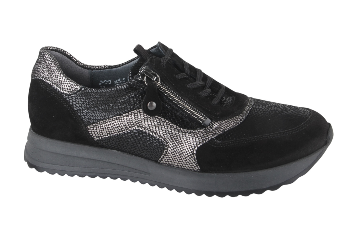 Waldläufer 752004-406-001 dames veterschoenen sportief