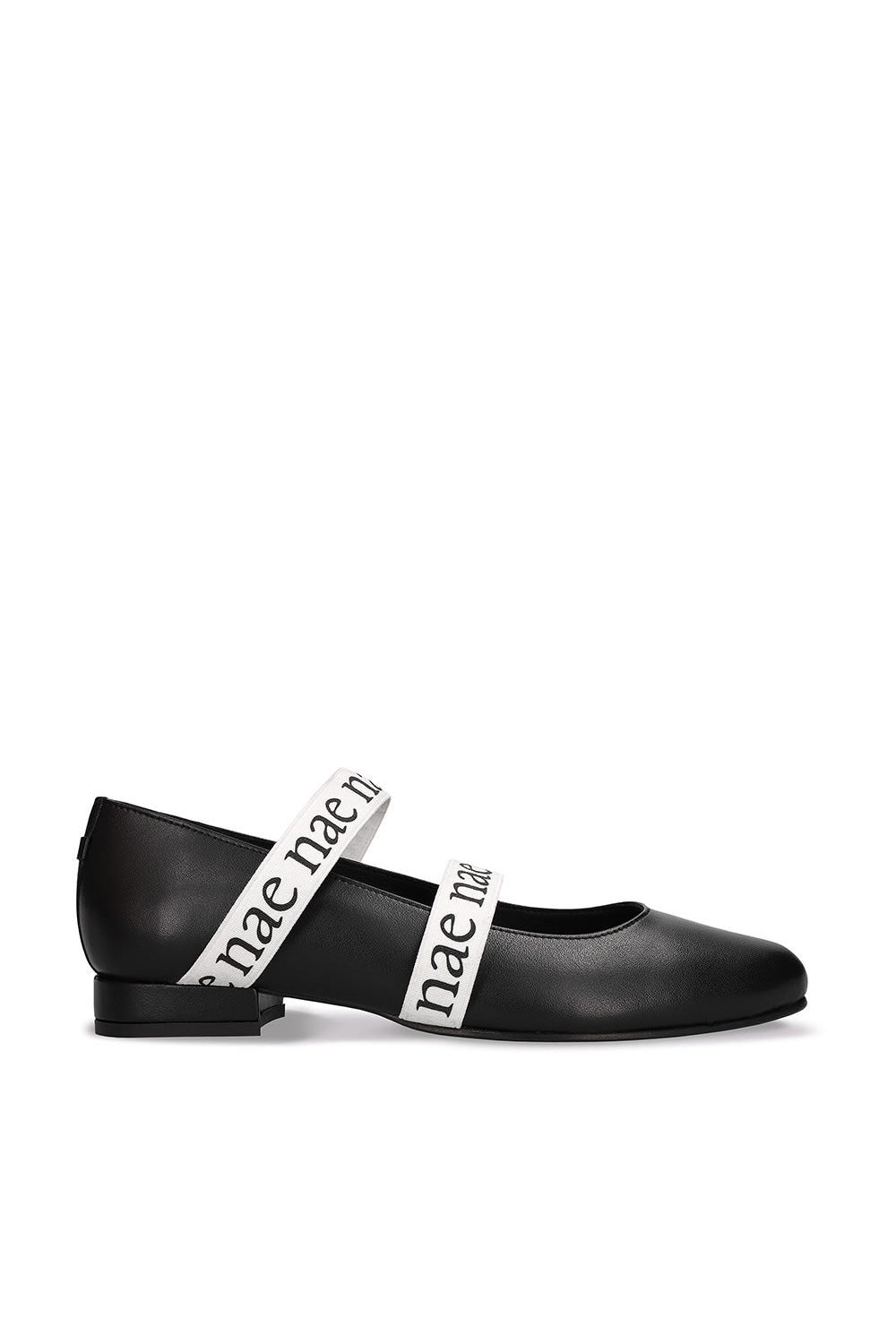 NAE Damen vegan Ballerinas Aure Veganes Ã–ko-Leder Schwarz