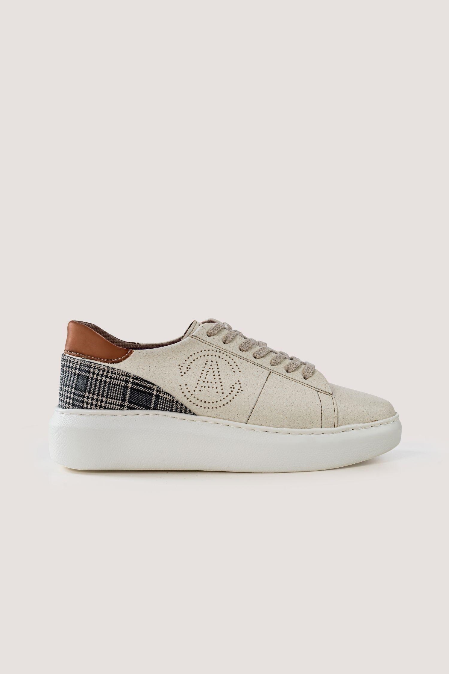 AGAZI Damen vegan Sneaker Jane Karamell