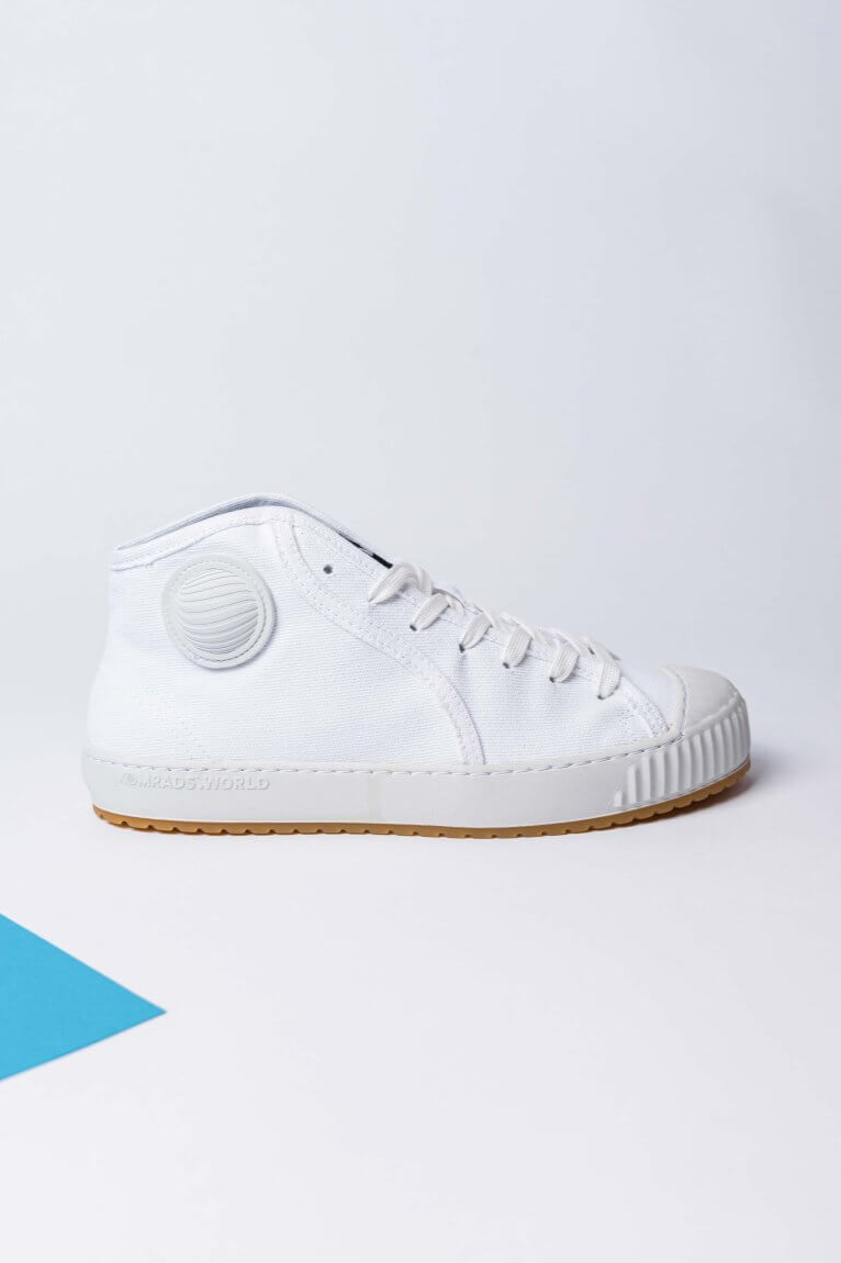 Komrads Herren vegan Sneaker Partizan Mono WeiÃŸ