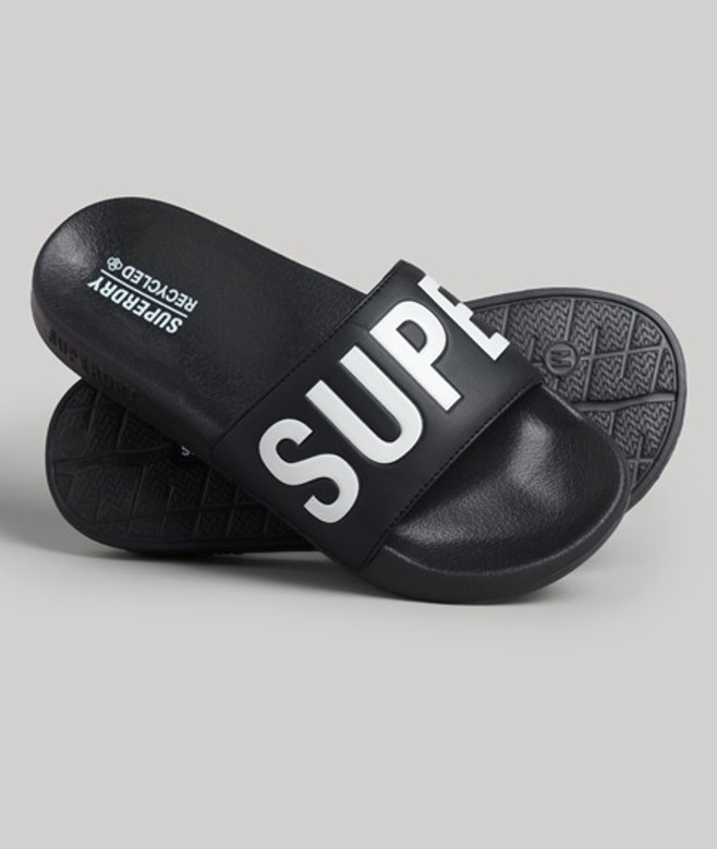 Superdry Code Core Badslippers Zwart