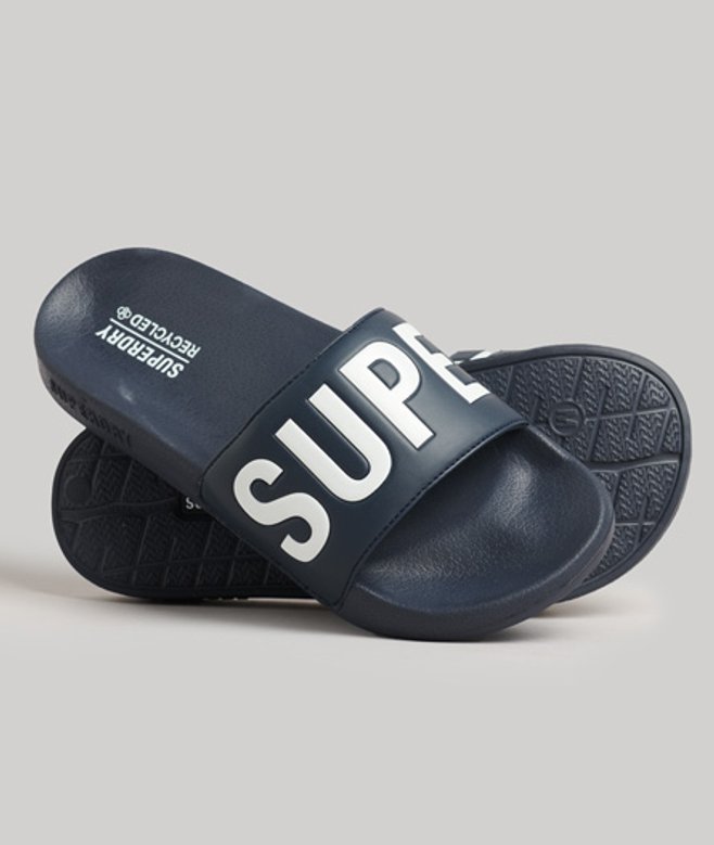 Superdry Code Core Badslippers Blauw