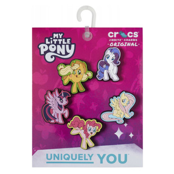 Crocs Schoenbutton My Little Pony Jibbitz™ , schoenaccessoire voor magische ponyvrienden (set, 5-delig, Geen speelgoed. Niet geschikt voor kinderen jonger dan 3 jaar)