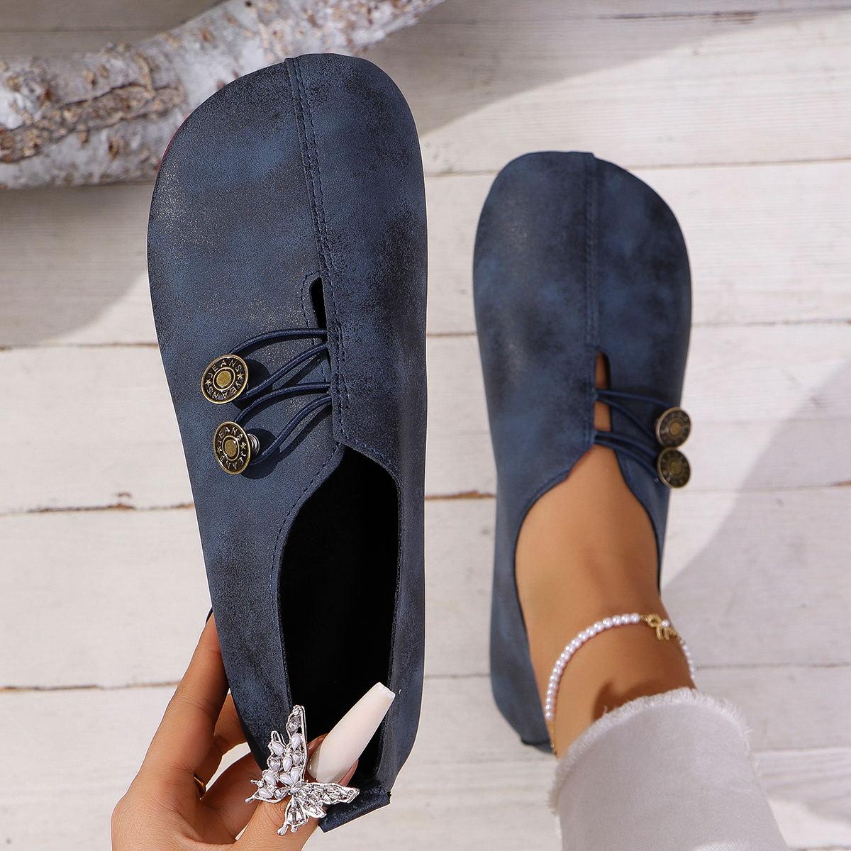 QGOOD Dames Flats Lente Casual Platte Sport Sneakers Dames Trend Mode Jurk Loafers Schoenen voor Dames 39EU/CN40 zwart