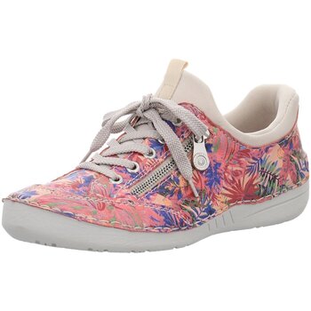 Rieker Slip-on sneakers , vrijetijdsschoen, lage schoen, instapschoen met opgezette vetersluiting