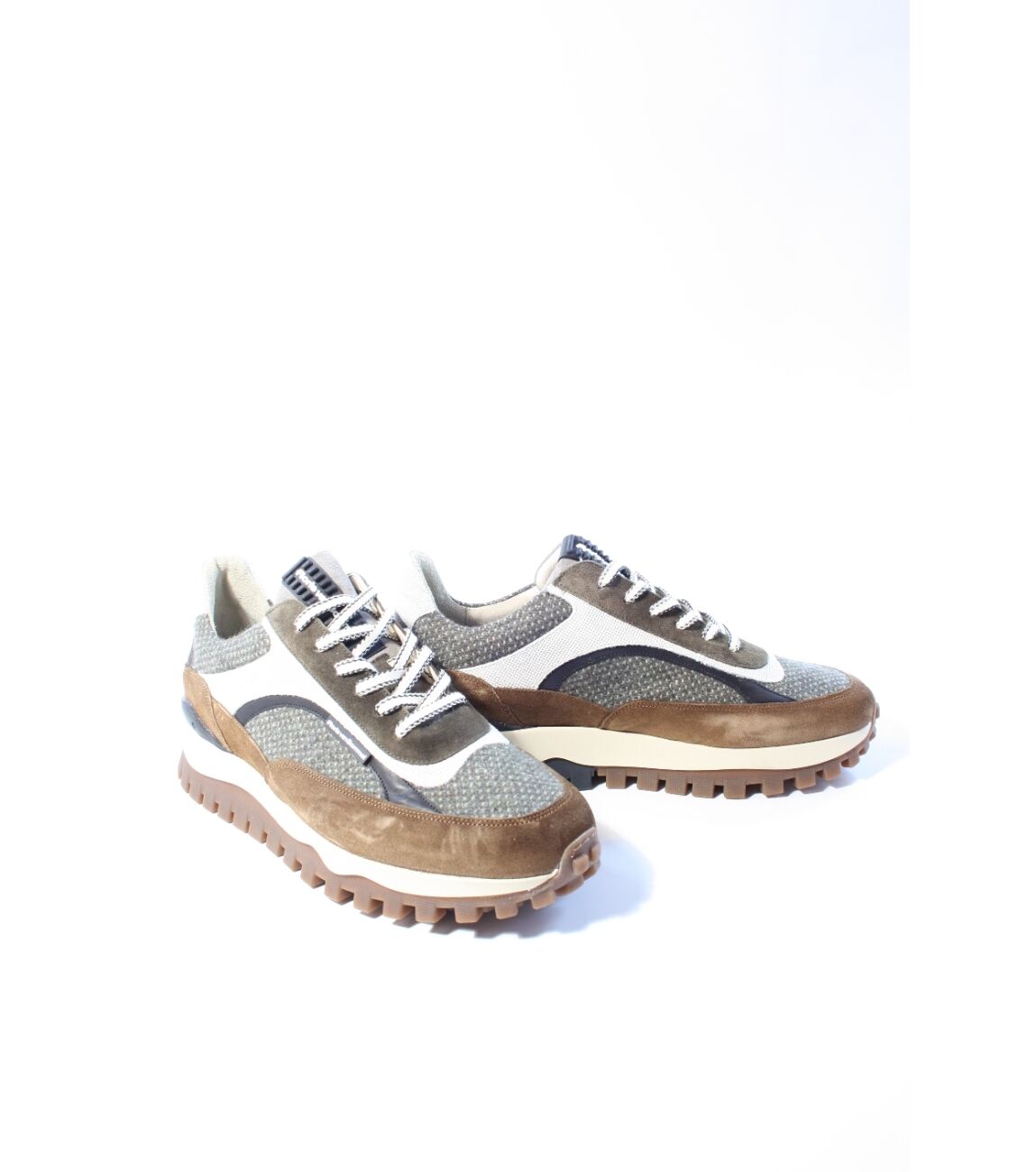Floris van bommel Heren sneakers groen 8