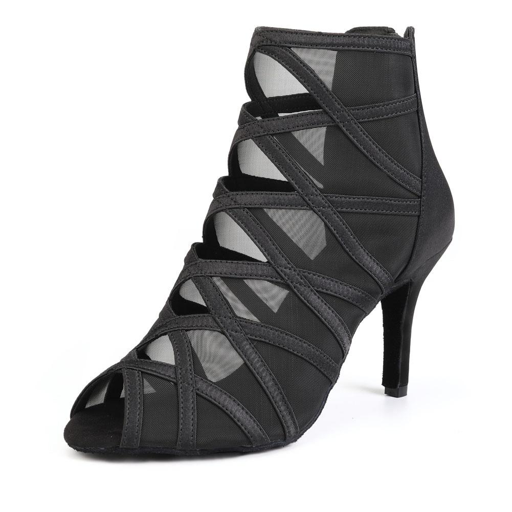 Yashion Dance Shoes Dames Luxe Schoenen Hoge Hak Latijnse Ballroom Salsa Dansschoenen 8.5cm Hak 36