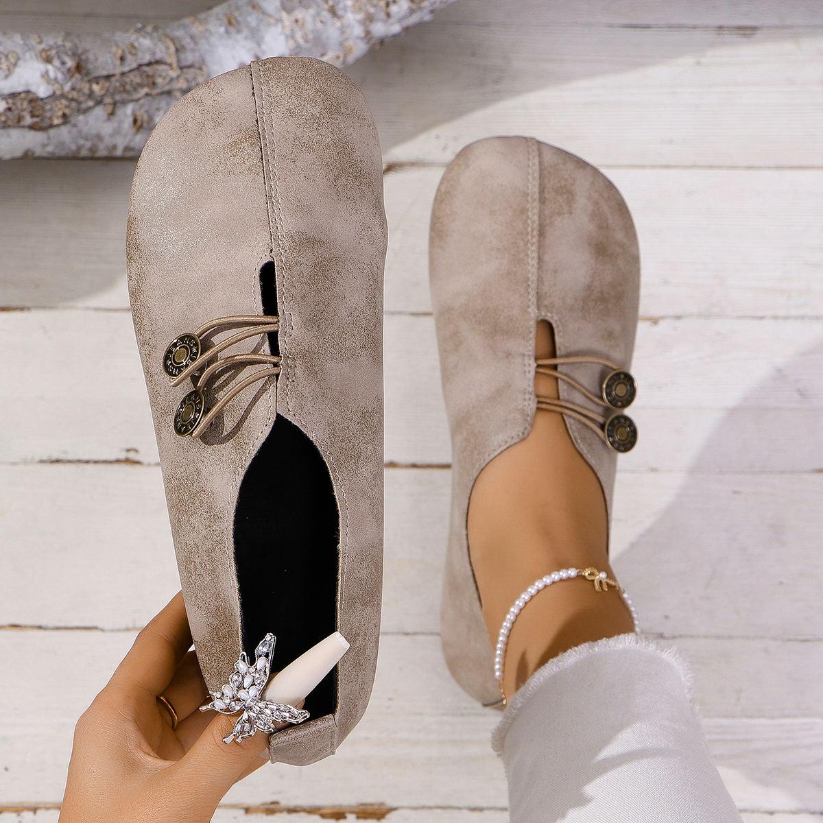QGOOD Dames Flats Lente Casual Platte Sport Sneakers Dames Trend Mode Jurk Loafers Schoenen voor Dames 36RU/CN37