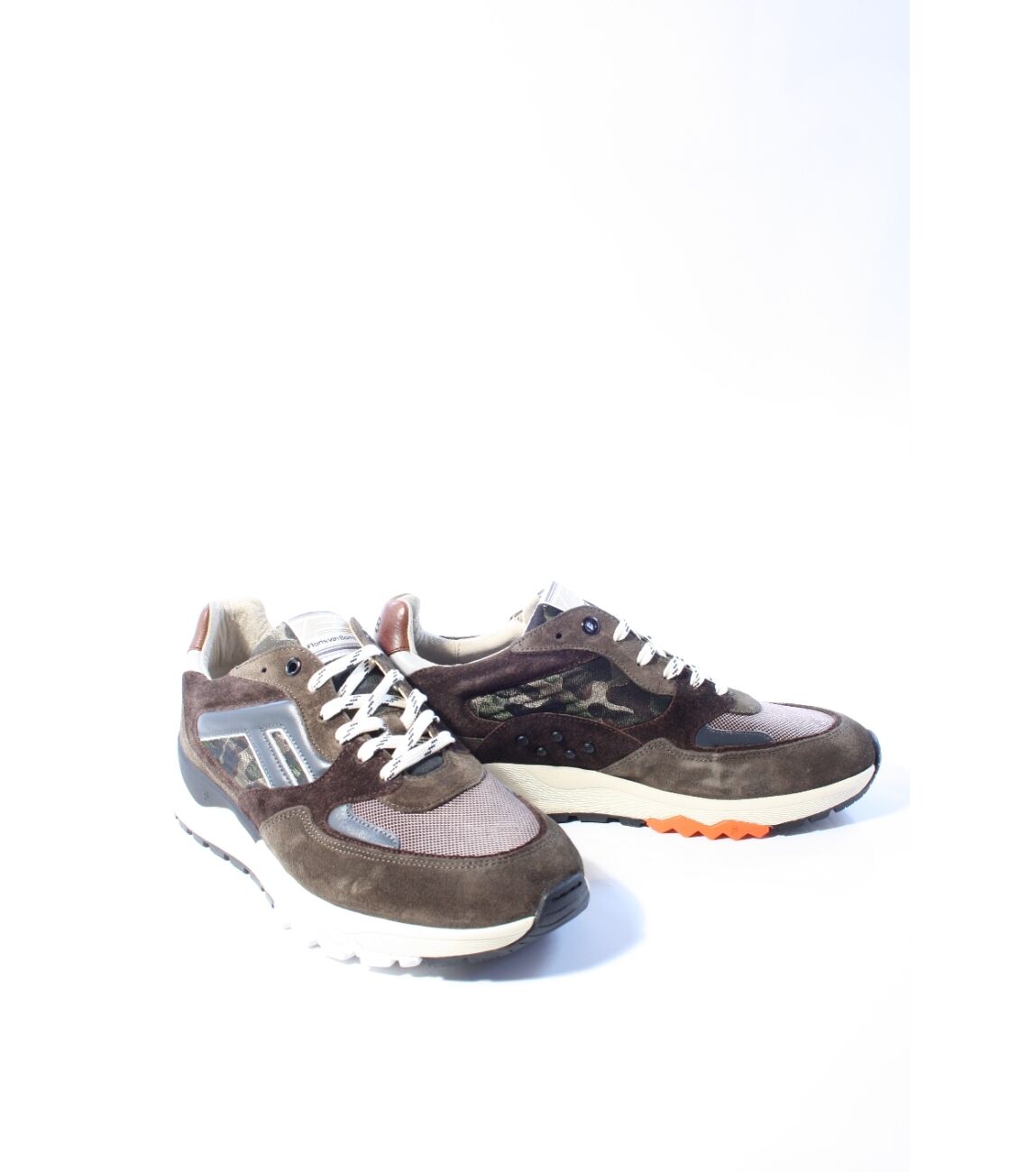 Floris van bommel Heren sneakers groen 8