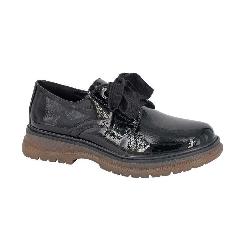 Cipriata Dames/Dames Febe Patent PU-formele schoenen 8 UK zwart