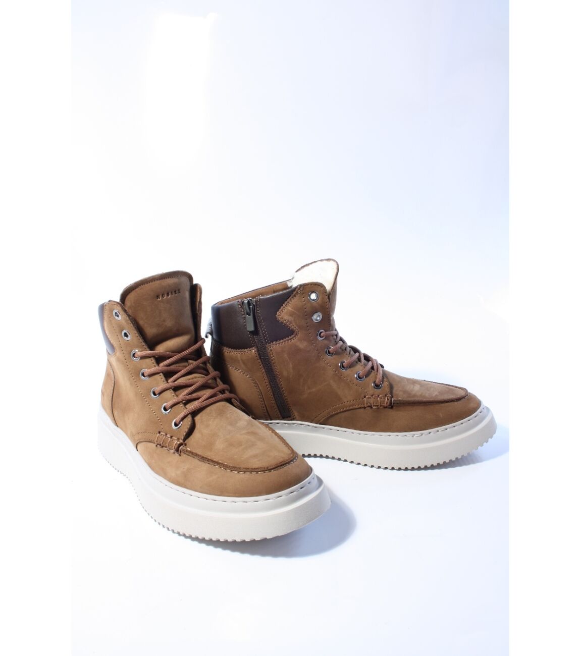 Nubikk Heren boots sportief cognac 46