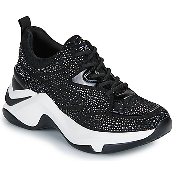 Exé Shoes Lage Sneakers  106-52EX21-STRASS-BLACK-WHITE