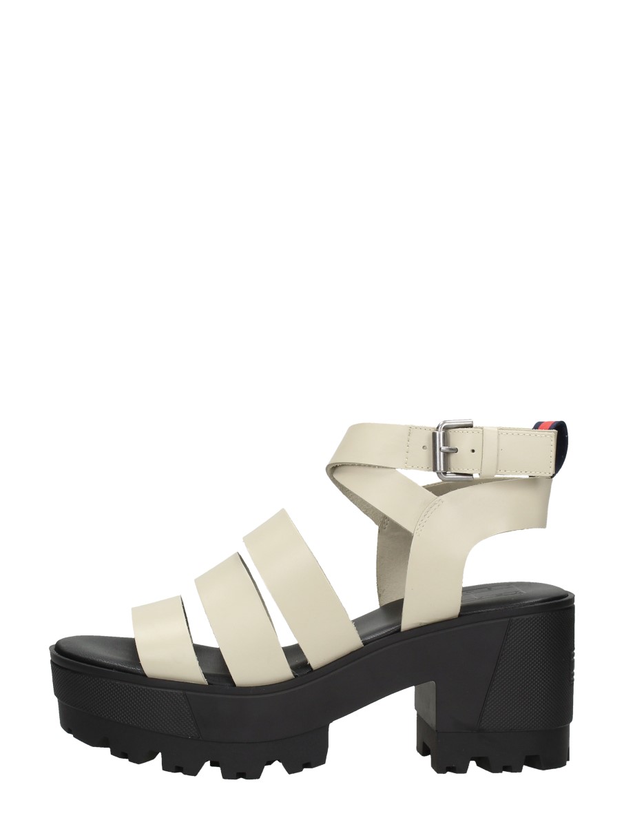 Tommy Hilfiger  Heeled Leather Sandal