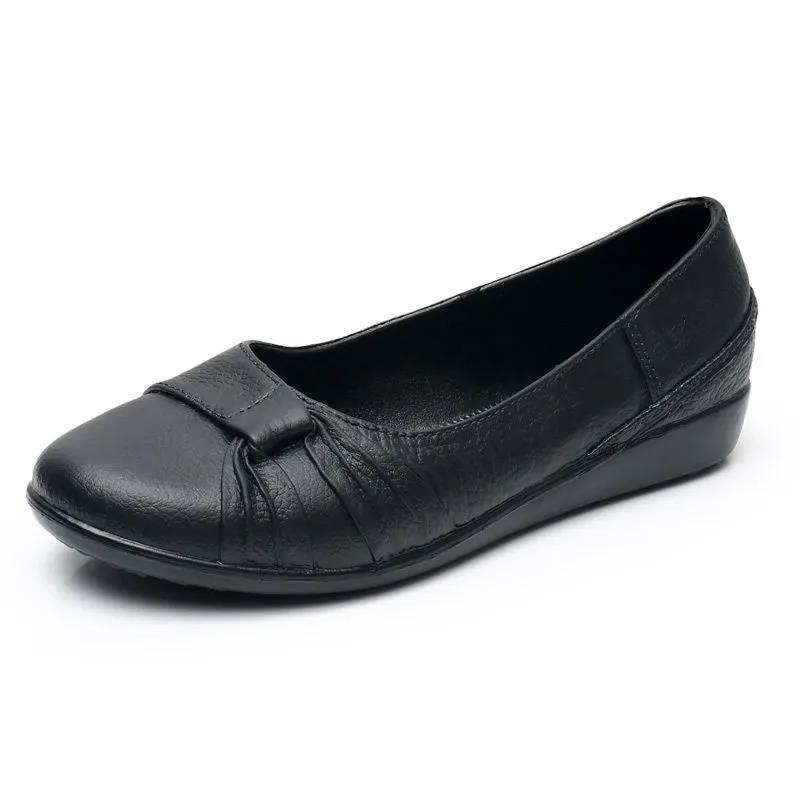 WTEMPO Werkschoenen Dames Platte Zool Antislip Waterdichte Schoenen Keuken Middelbare Leeftijd Ouderen Rubberen Schoenen 36