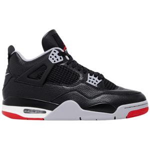 Nike Lage Sneakers  Jordan 4 Retro Bred Reimagined
