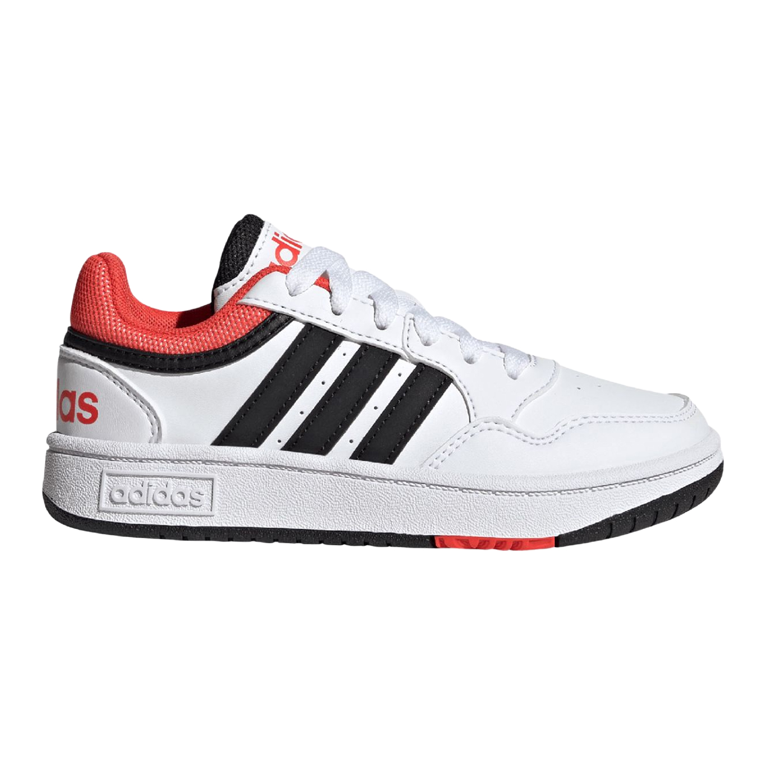 Adidas Kinder/kids hoops 3.0 synthetisch leren trainers
