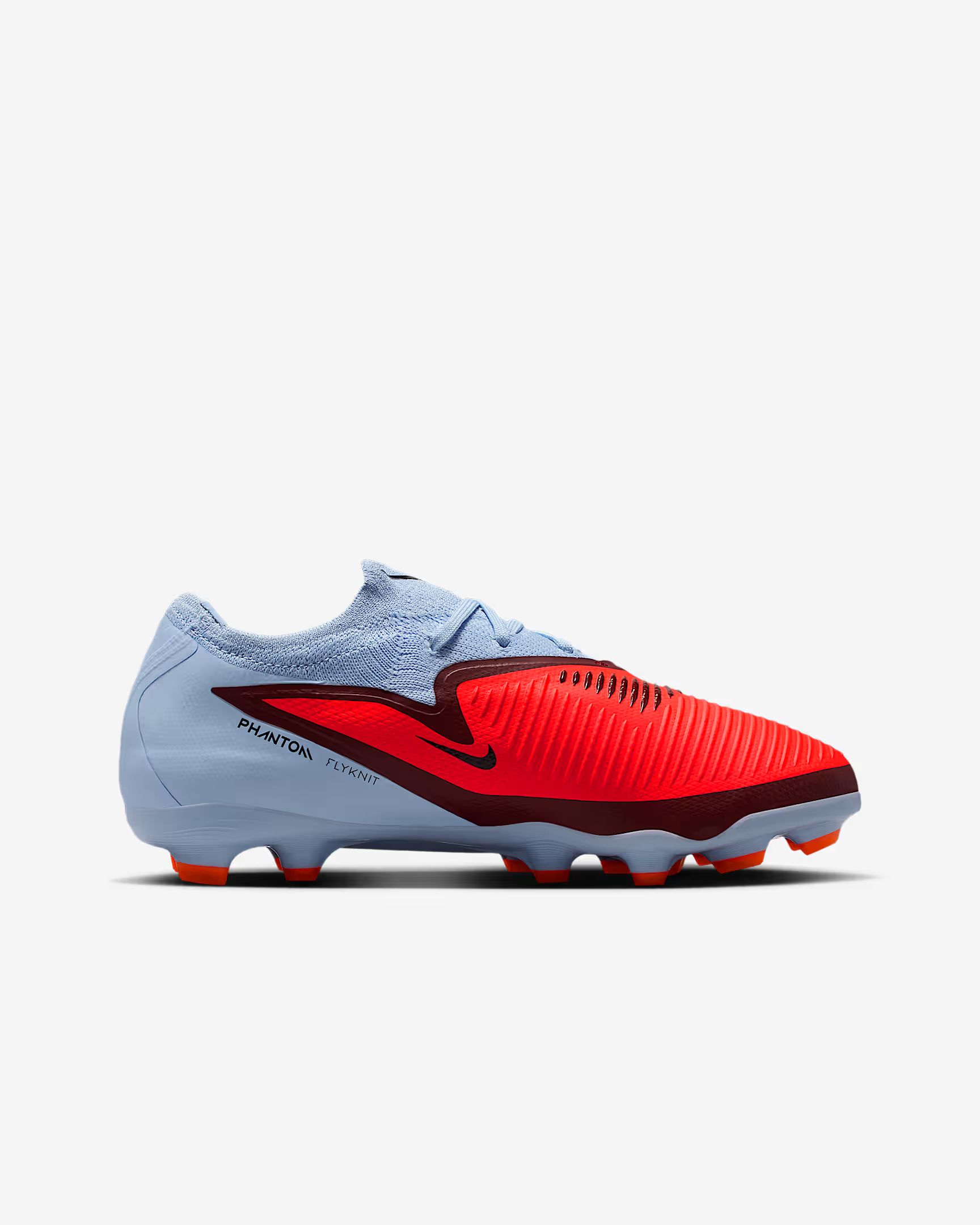 Nike jr phantom 6 low pro fg/mg voetbal schoen firm ground jongens -