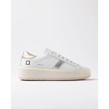 Date Lage Sneakers  W431-HP-CA-TL HILL PLATFORM CALF-WHITE LAMINATED