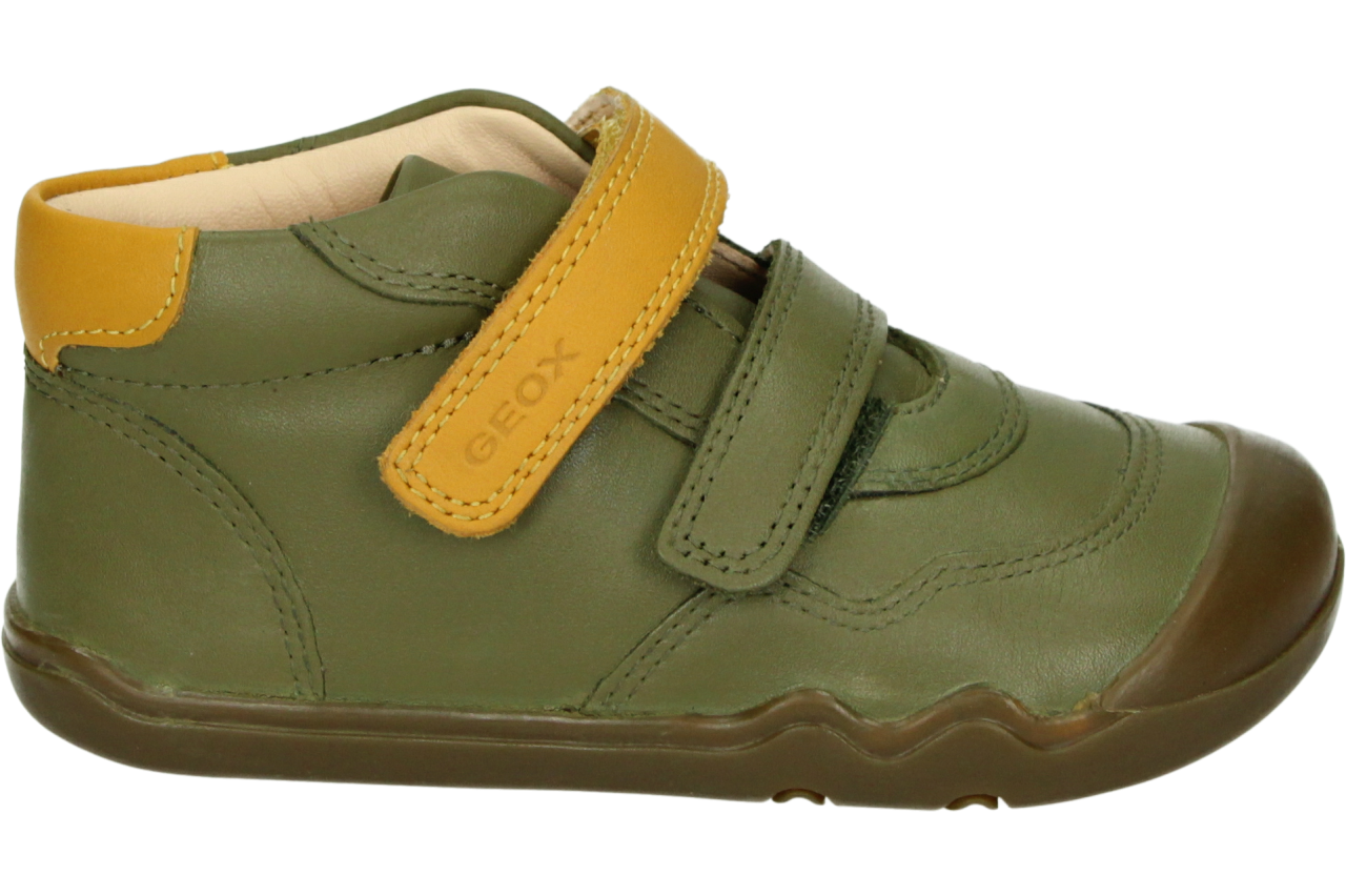 Geox Klittenbandboots B STEPPIEUP BOY Blote voeten schoen met klittenbandsluiting, maat sjabloon te downloaden