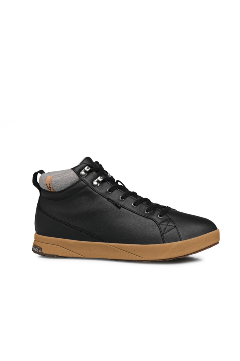 SAOLA Herren vegan Sneaker Herren Wasserdicht Warm Bergen Schwarz Tobacco