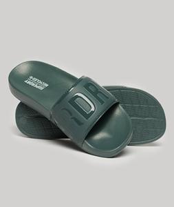 Superdry Vegan Code Core Badslippers Groen